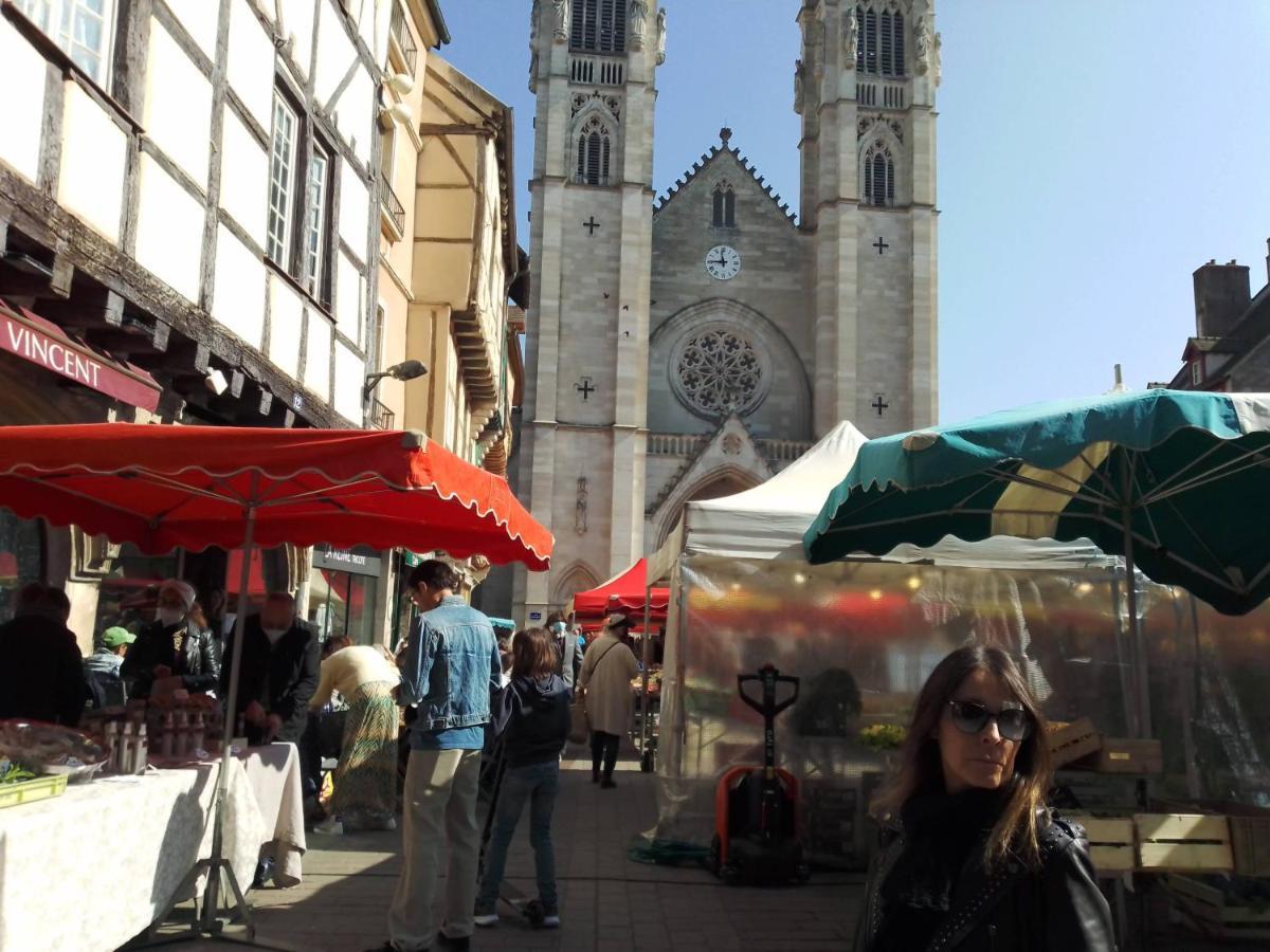 F2 30M2 - Vue Exceptionnelle Sur La Vieille Ville Chalon-sur-Saône Kültér fotó